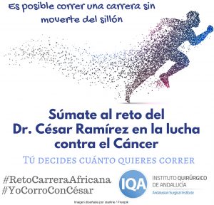 #YoCorroConCésar contra el cáncer